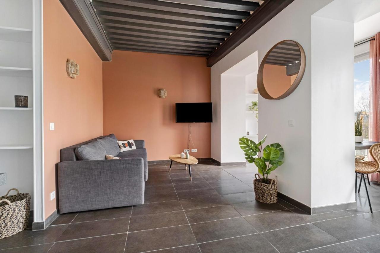 Lyon Cite- Appartement Vue Rhone Terrasse-Caluire Ngoại thất bức ảnh